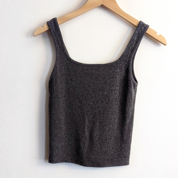 American Eagle AE Cropped Cinch-Front Tank Top - Picture 5 of 7